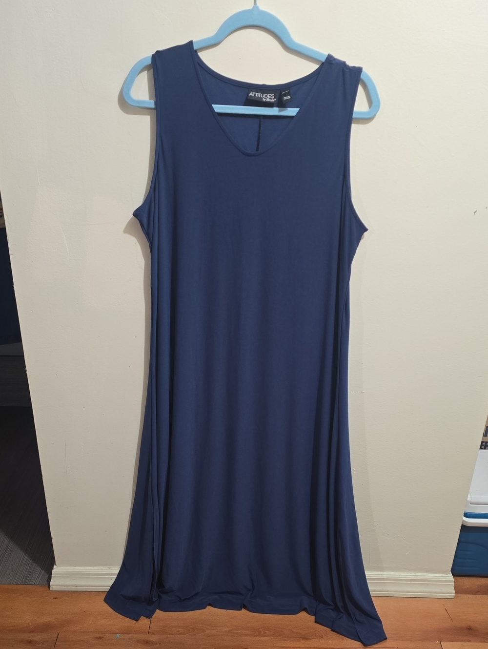 Attitudes by Renee Navy Blue Sleeveless Top
